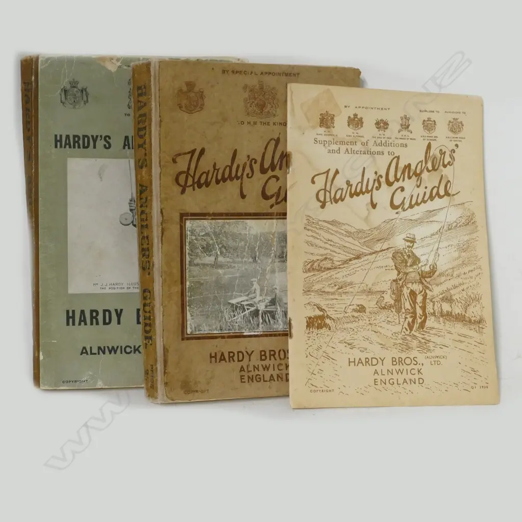 Three vintage Hardy's 'Anglers' Guides' Image 1++