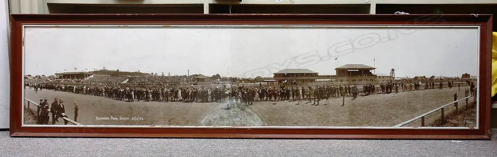 A large vintage panoramic photo of Alexandra Park Image 1++