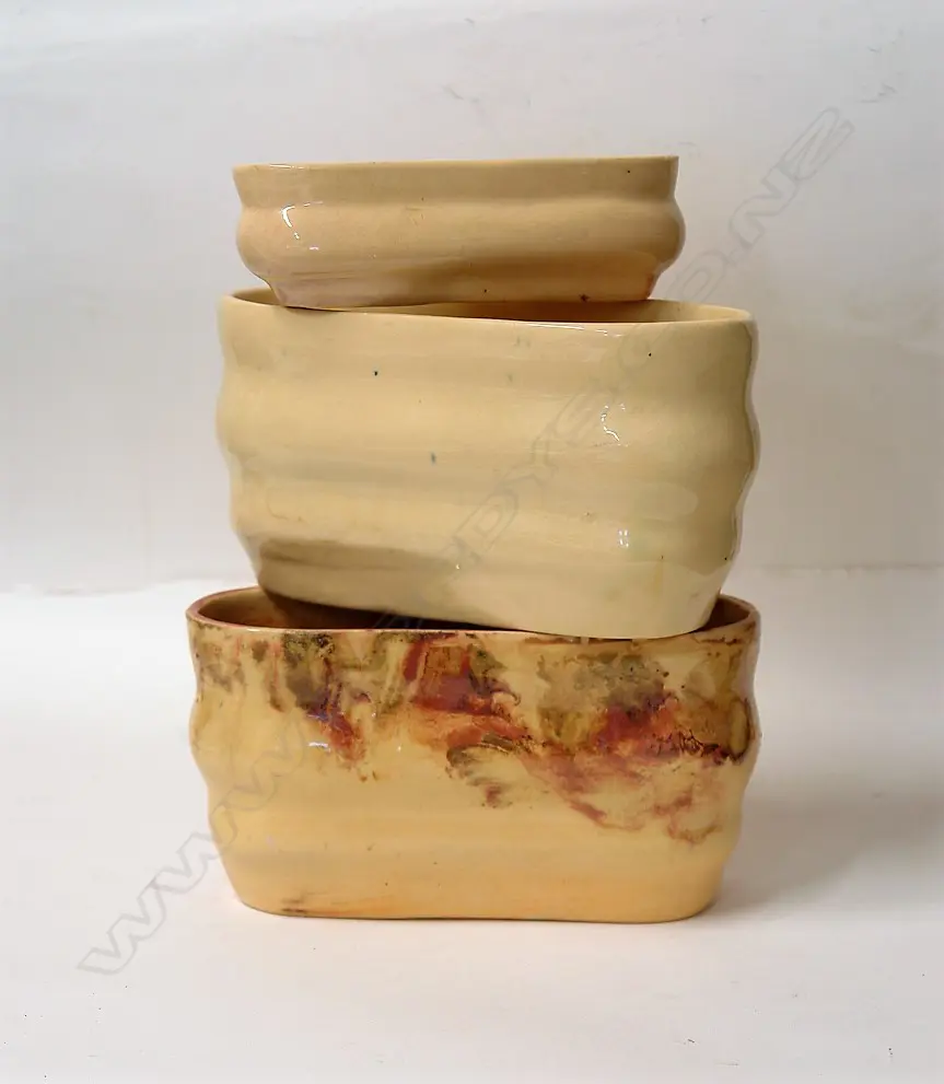 Three Briar Gardner trough vases Image 1++