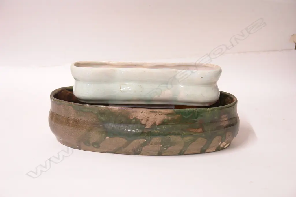 Two Briar Gardner trough form vases Image 1++