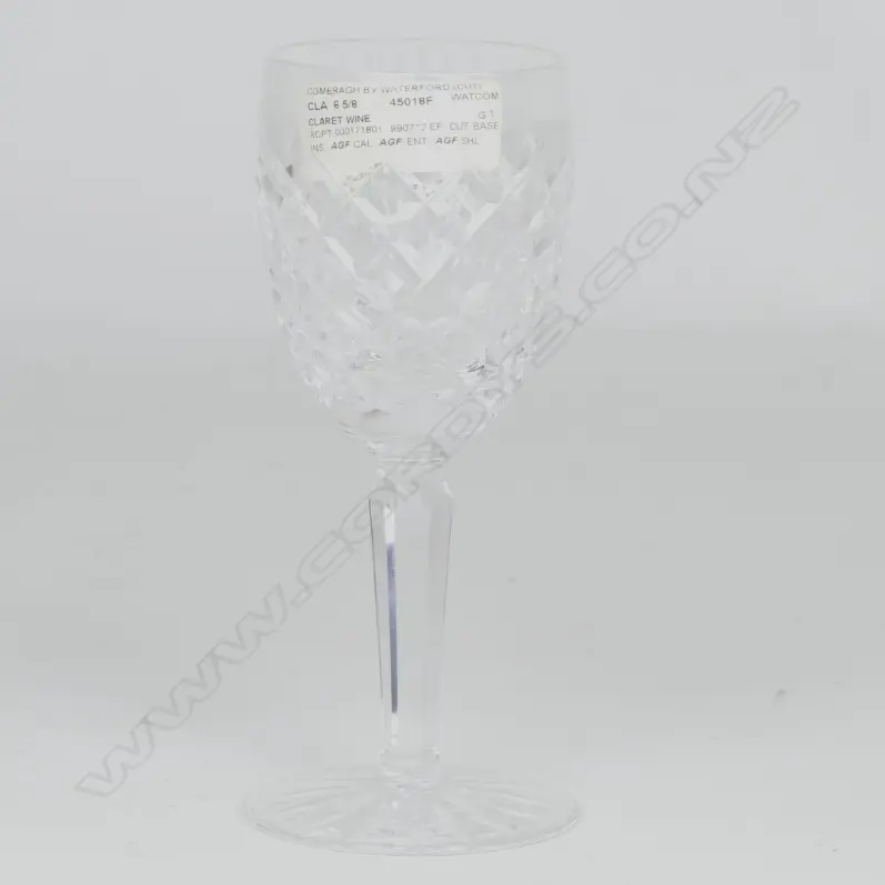 Twelve Waterford crystal claret glasses Image 1++