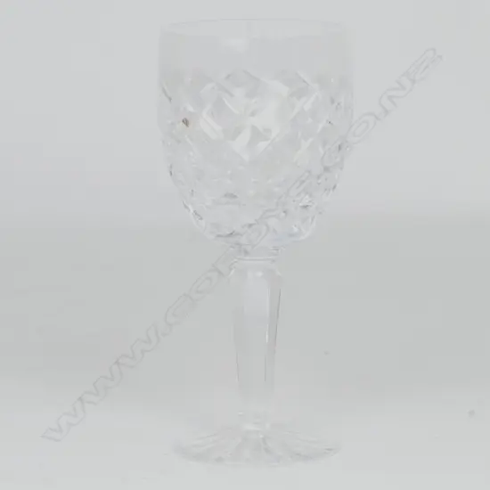 Twelve Waterford crystal oversized wine glasses