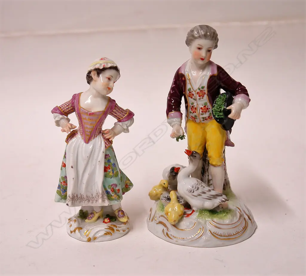 Two fine German porcelain figures Image 1++
