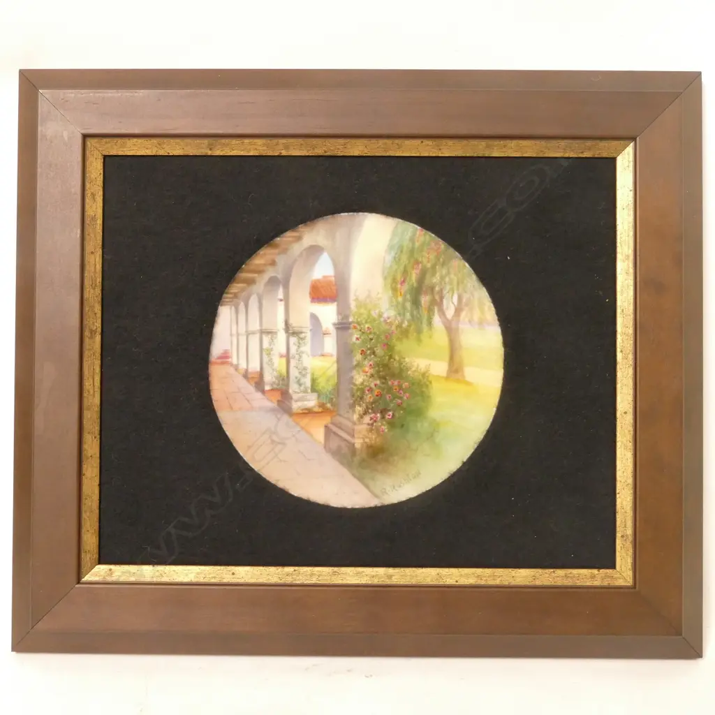 A Royal Worcester framed plaque Image 1++