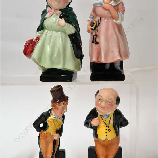 Four Royal Doulton Dickens Ware figures