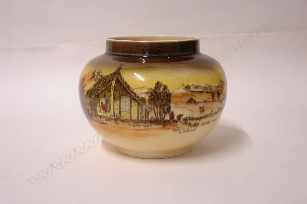 Royal Staffordshire pottery 'Homeland Series' vase by A.J. Wilkinson Ltd Image 1++