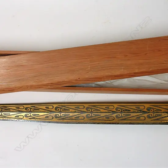 An old Chinese steel short sword