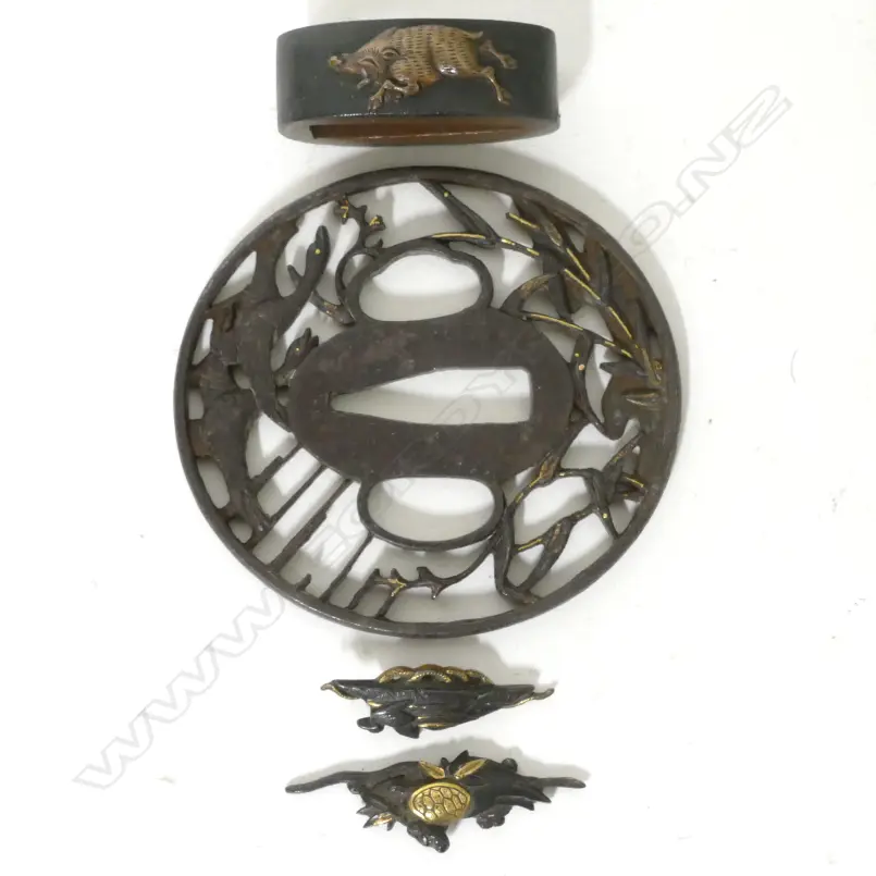 A Japanese tsuba Image 1++