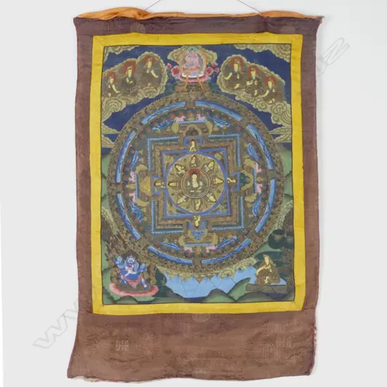 A Tibetan thangka