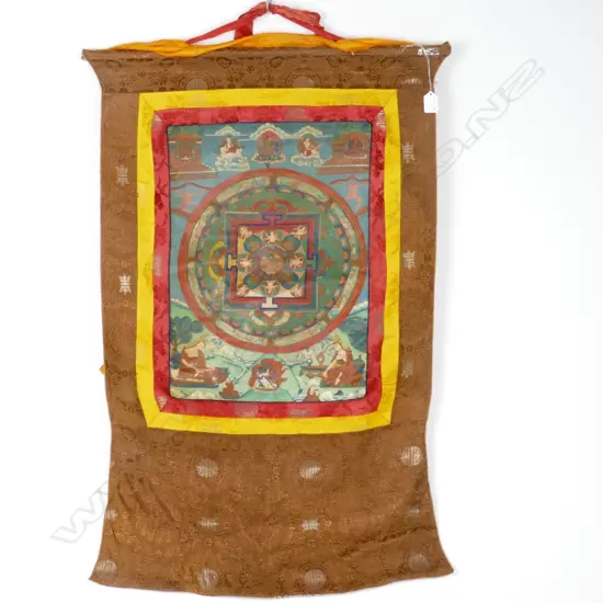 A Tibetan thangka