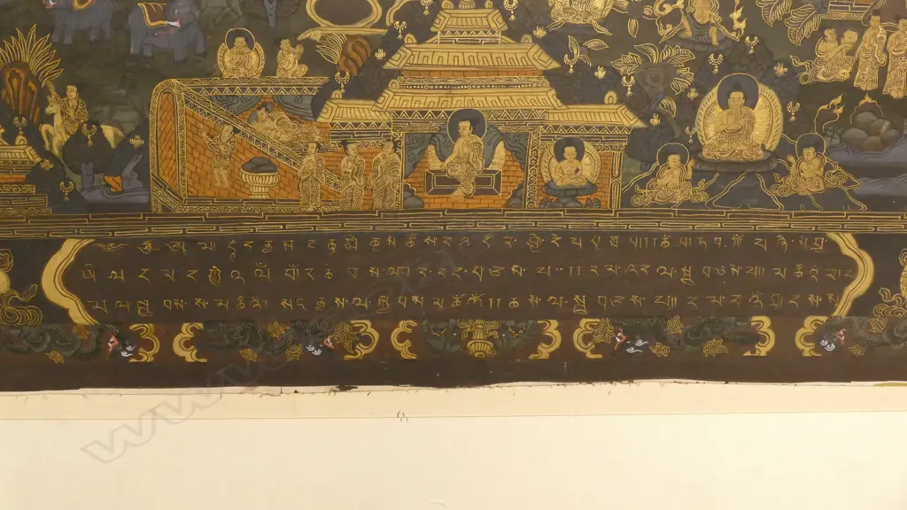 A fine Tibetan thangka Image 1++