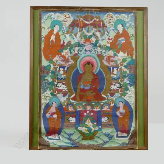 A Tibetan thangka
