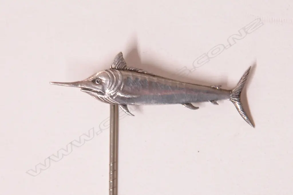 A N.Z. silver A. Kohn marlin pin Image 1++