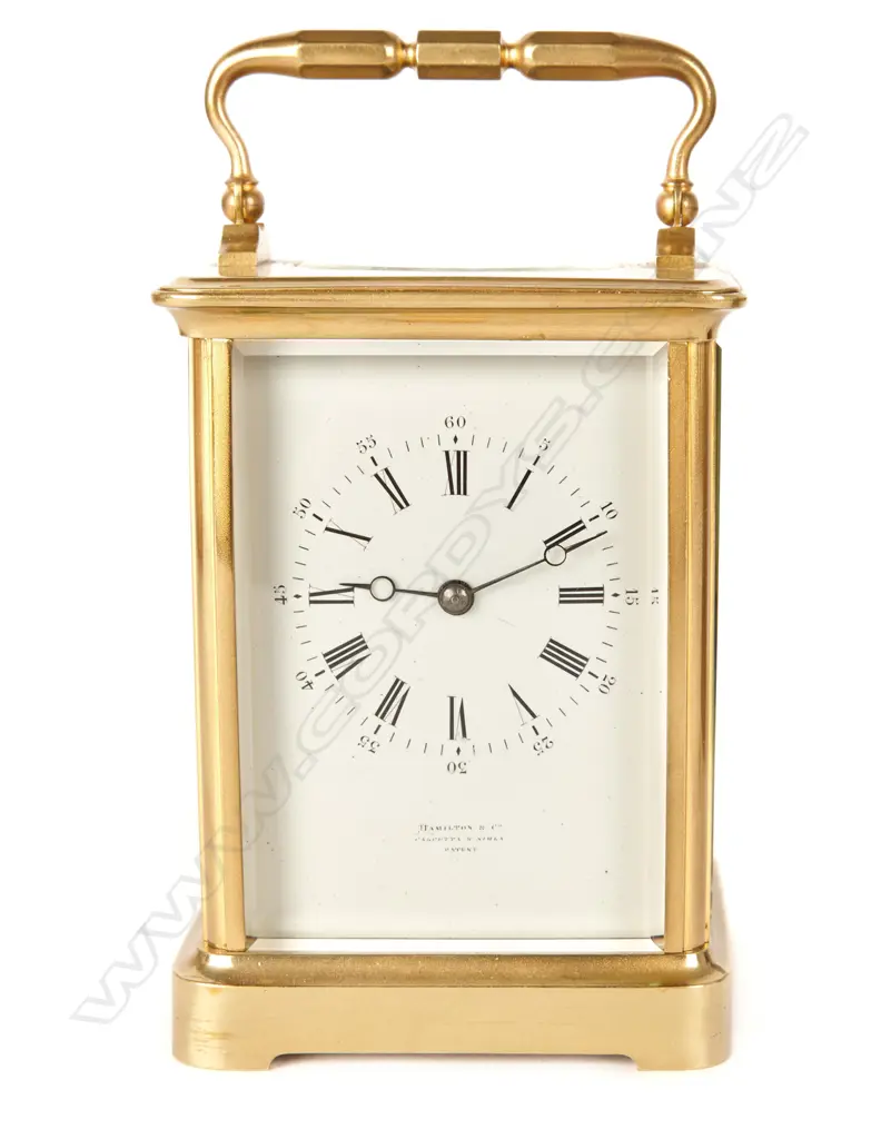 A quarter striking carriage clock Image 1++
