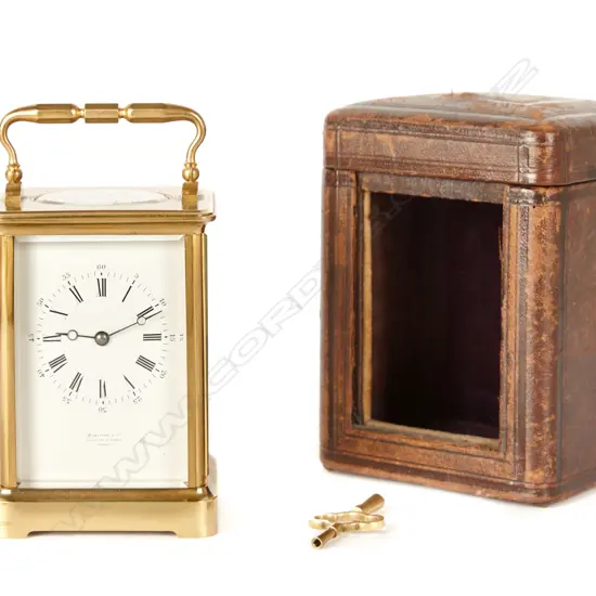 A quarter striking carriage clock