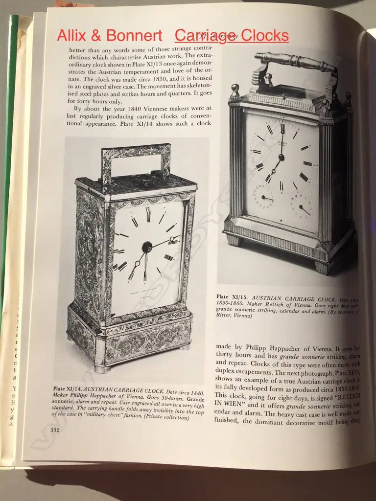 A miniature early quarter repeating French carriage clock Image 1++