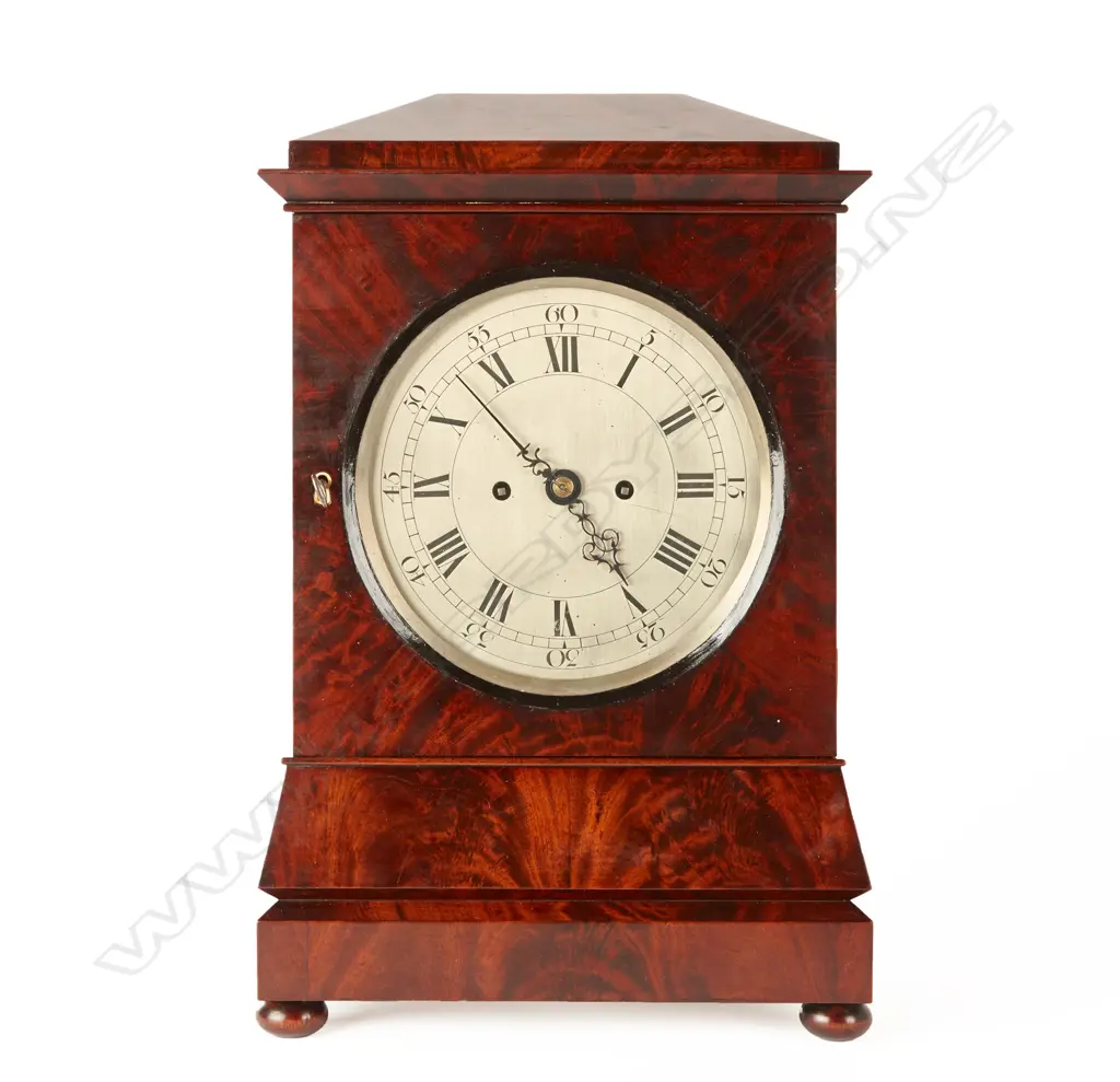 A Georgian bracket clock Image 1++