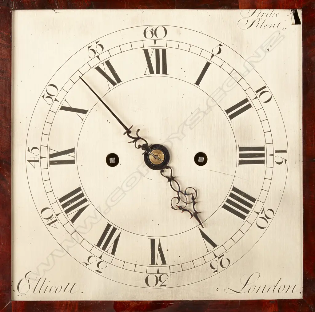 A Georgian bracket clock Image 1++