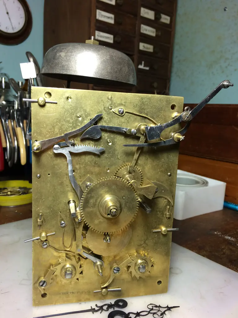 A Georgian bracket clock Image 1++