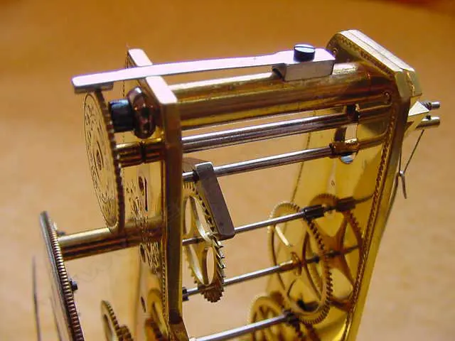 A small French skeleton clock Image 1++