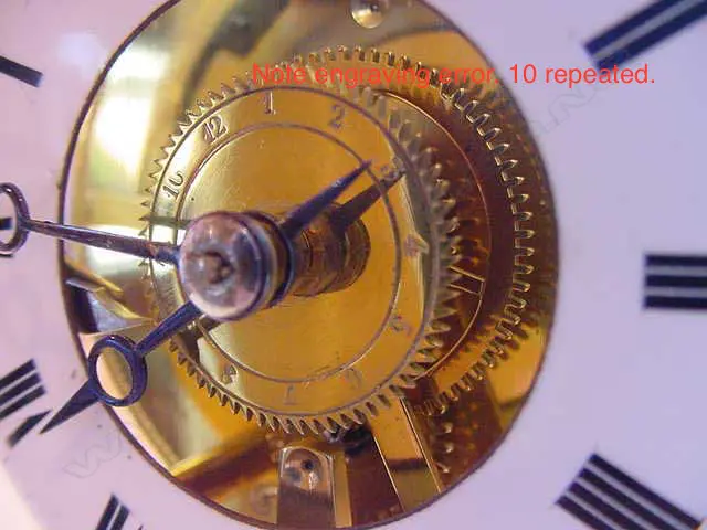 A small French skeleton clock Image 1++