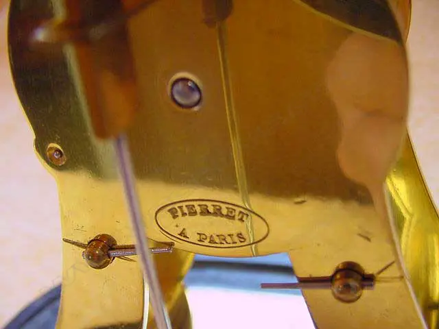 A small French skeleton clock Image 1++