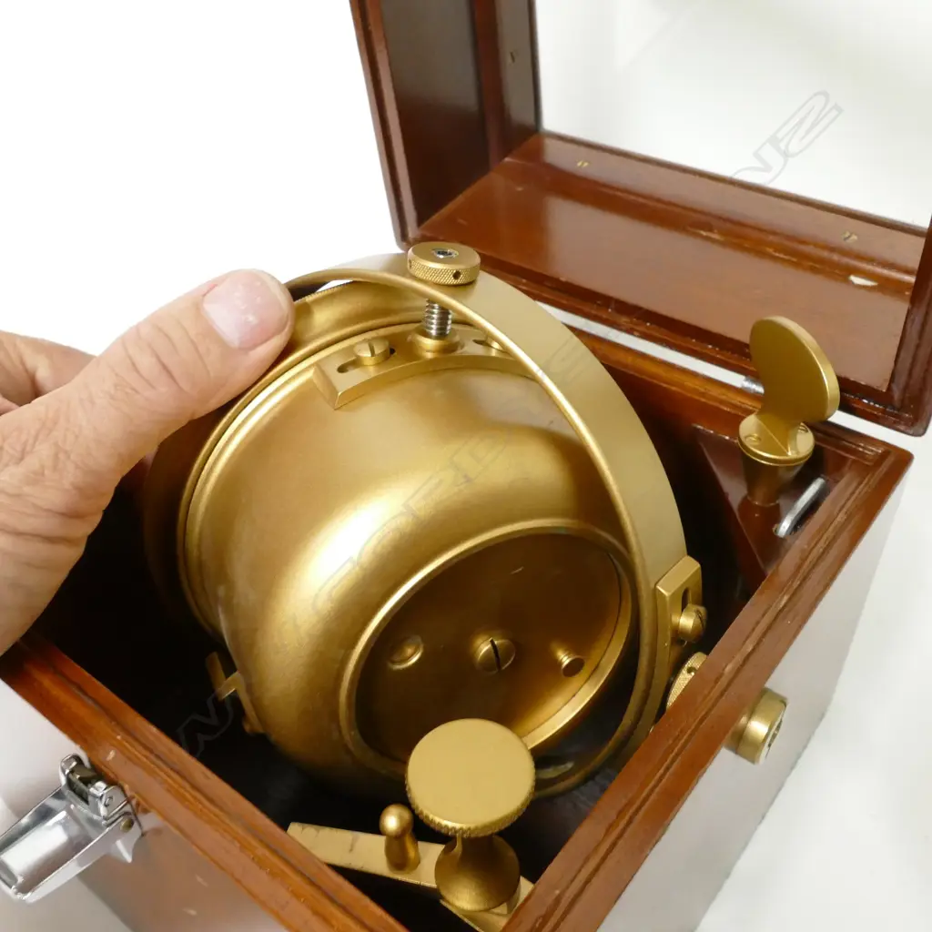 Two ships chronometers. Both two-day duration with Arnold type spring detent escapement and fusée and chain Image 1++