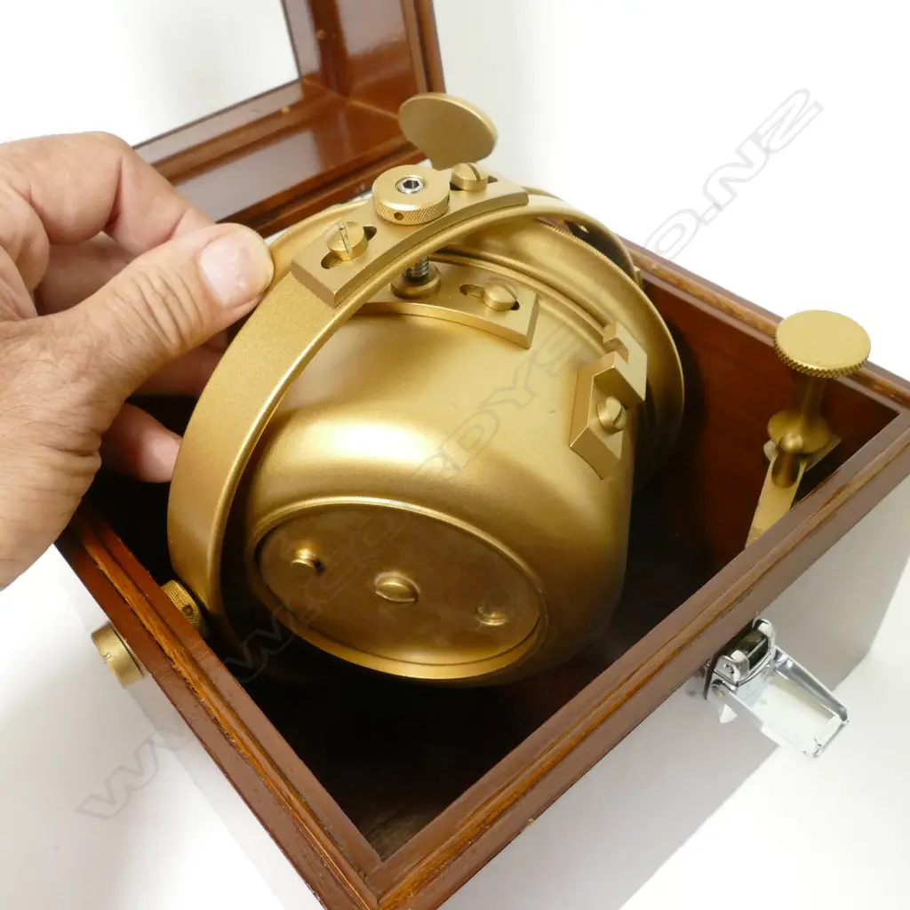 Two ships chronometers. Both two-day duration with Arnold type spring detent escapement and fusée and chain Image 1++