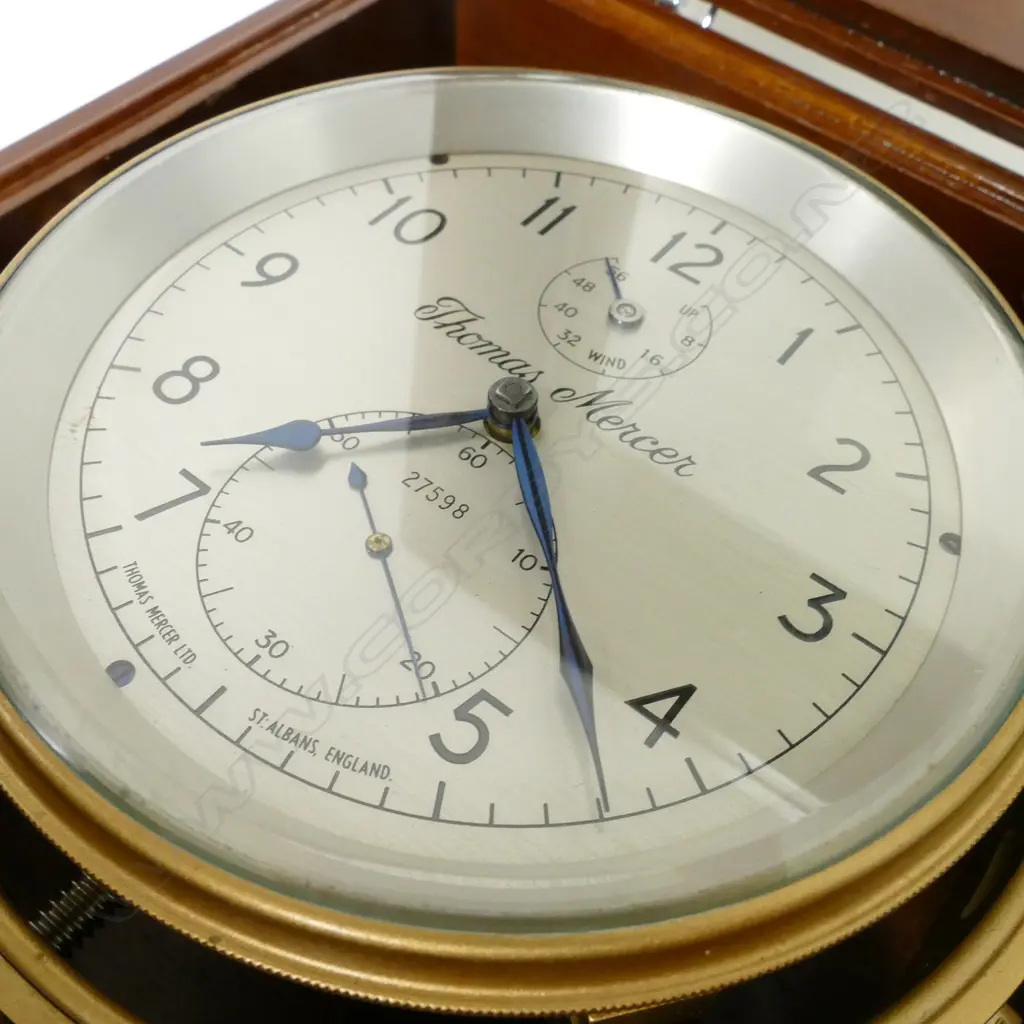 Two ships chronometers. Both two-day duration with Arnold type spring detent escapement and fusée and chain Image 1++