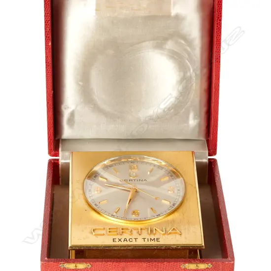 A Certina desk clock