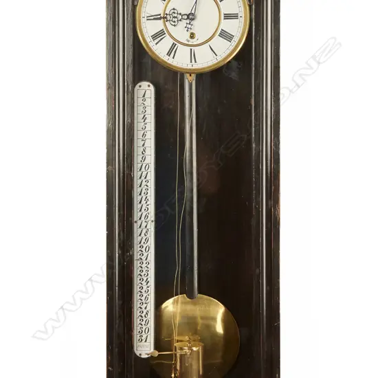 A Vienna regulator timepiece
