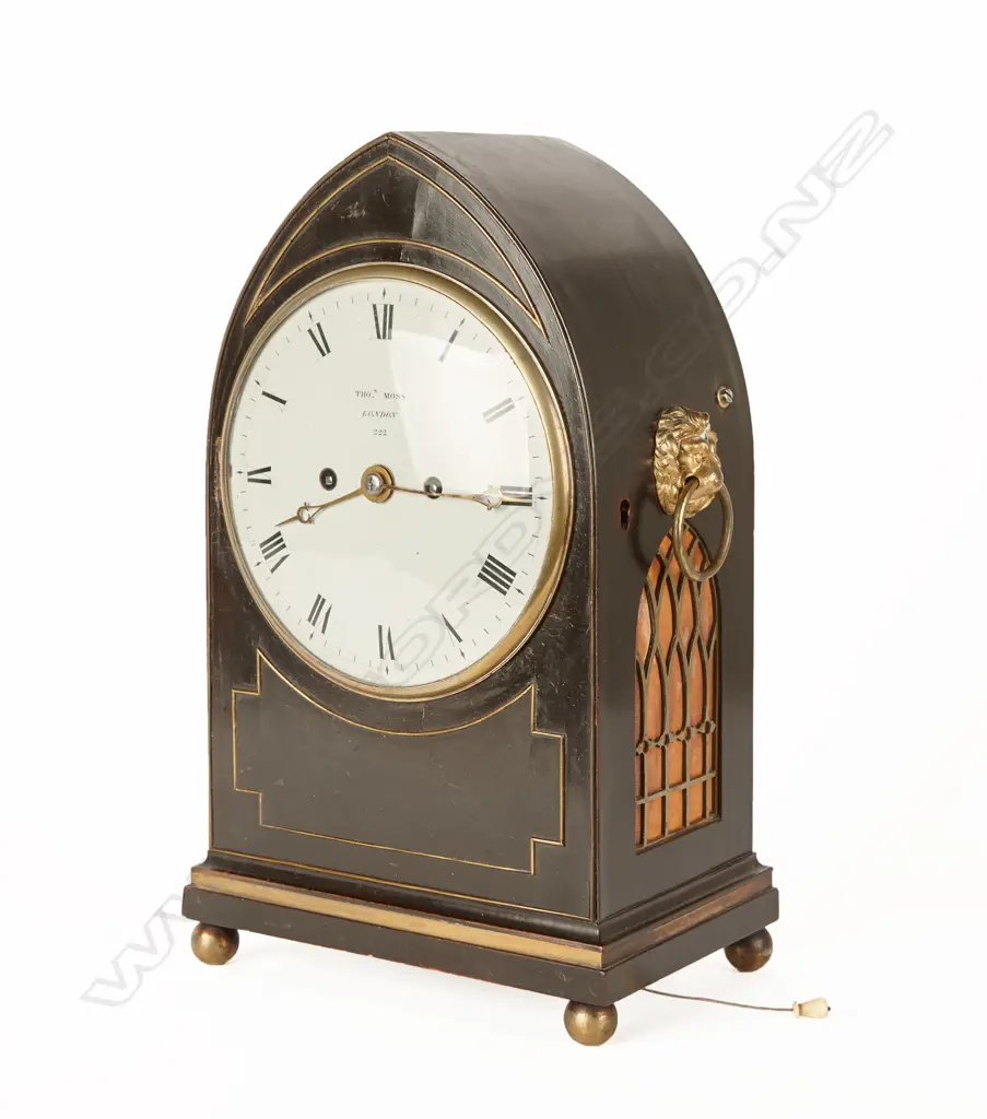 A Georgian bracket clock Image 1++