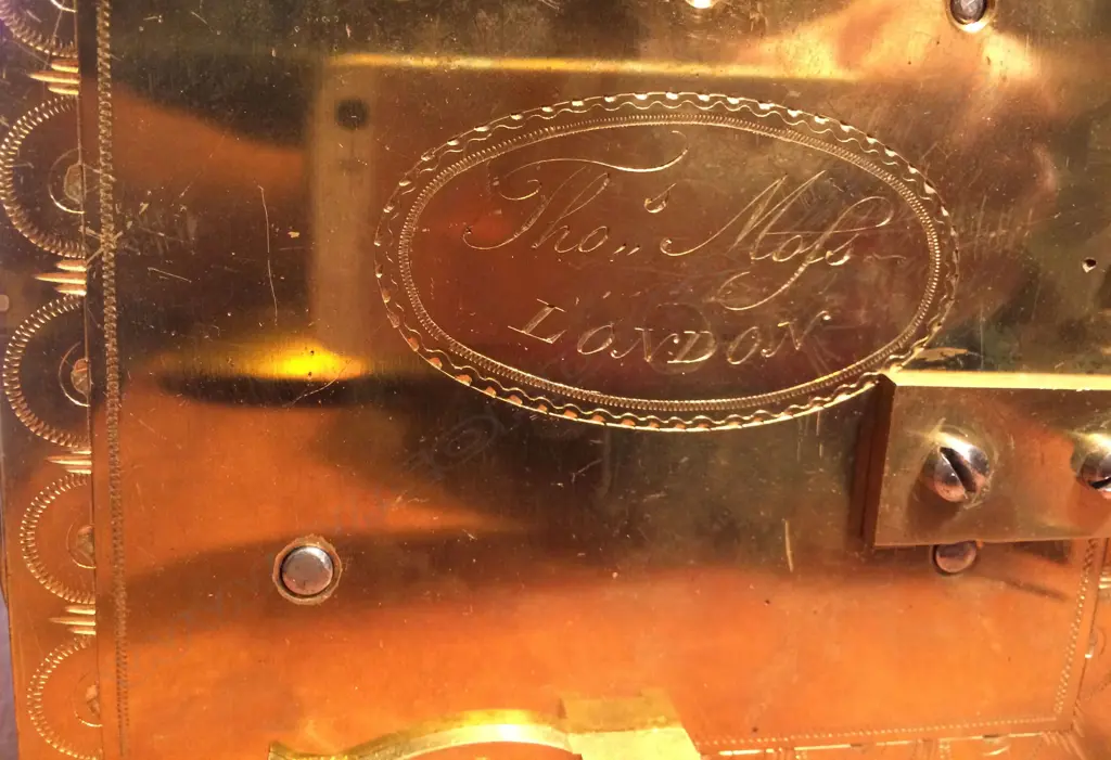 A Georgian bracket clock Image 1++