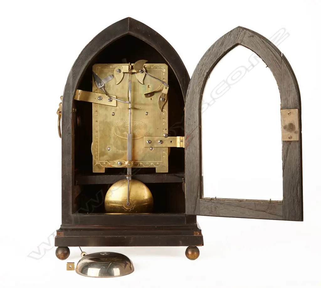 A Georgian bracket clock Image 1++