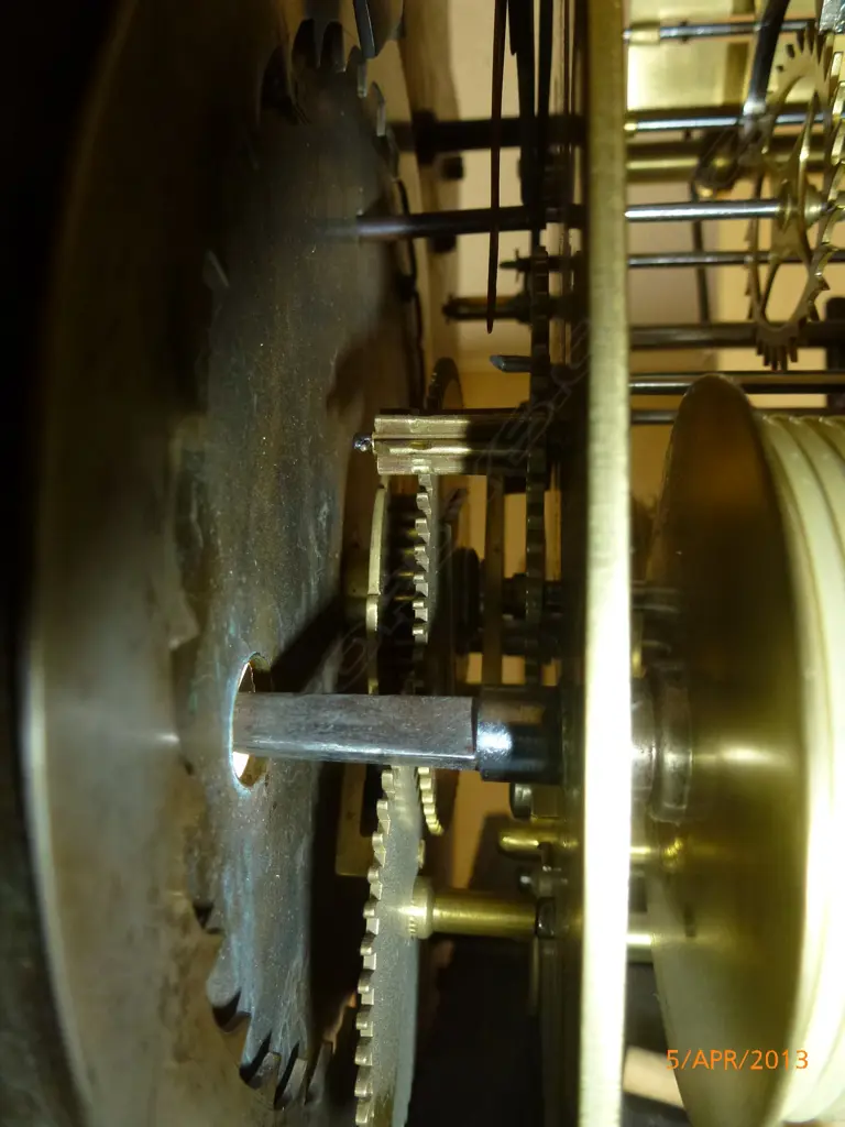 A long case clock in fine solid mahogany case Image 1++