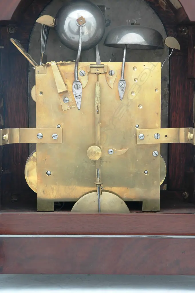 An imposing Regency three train chiming bracket clock by Frodsham Image 1++