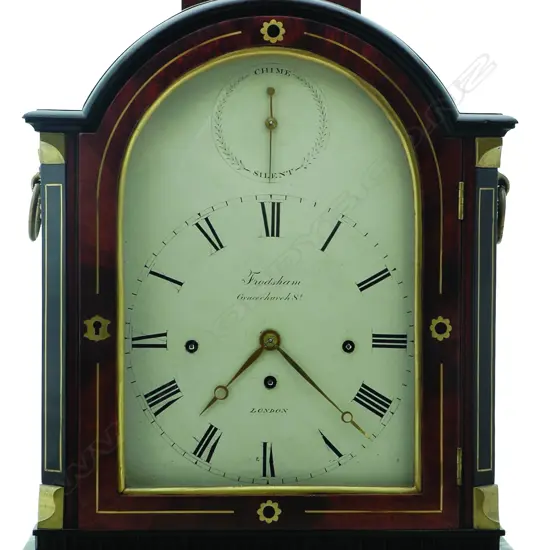 An imposing Regency three train chiming bracket clock by Frodsham