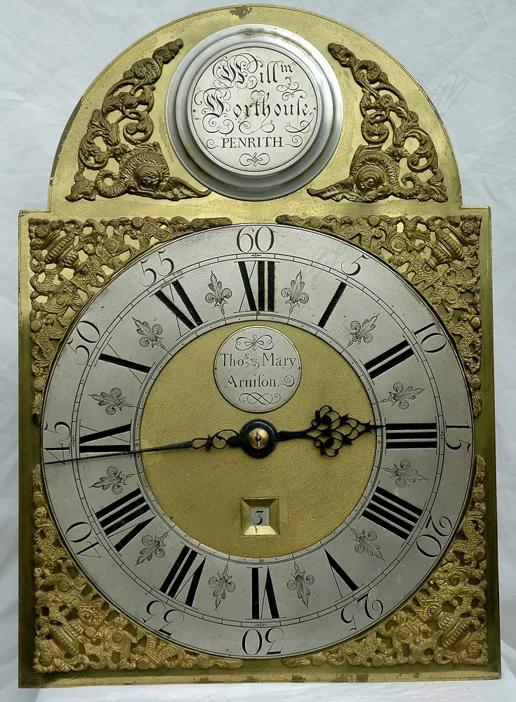 A unique chiming 30hr longcase by William Porthouse Image 1++