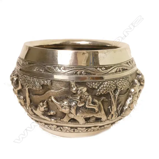 A South East Asian silver bowl