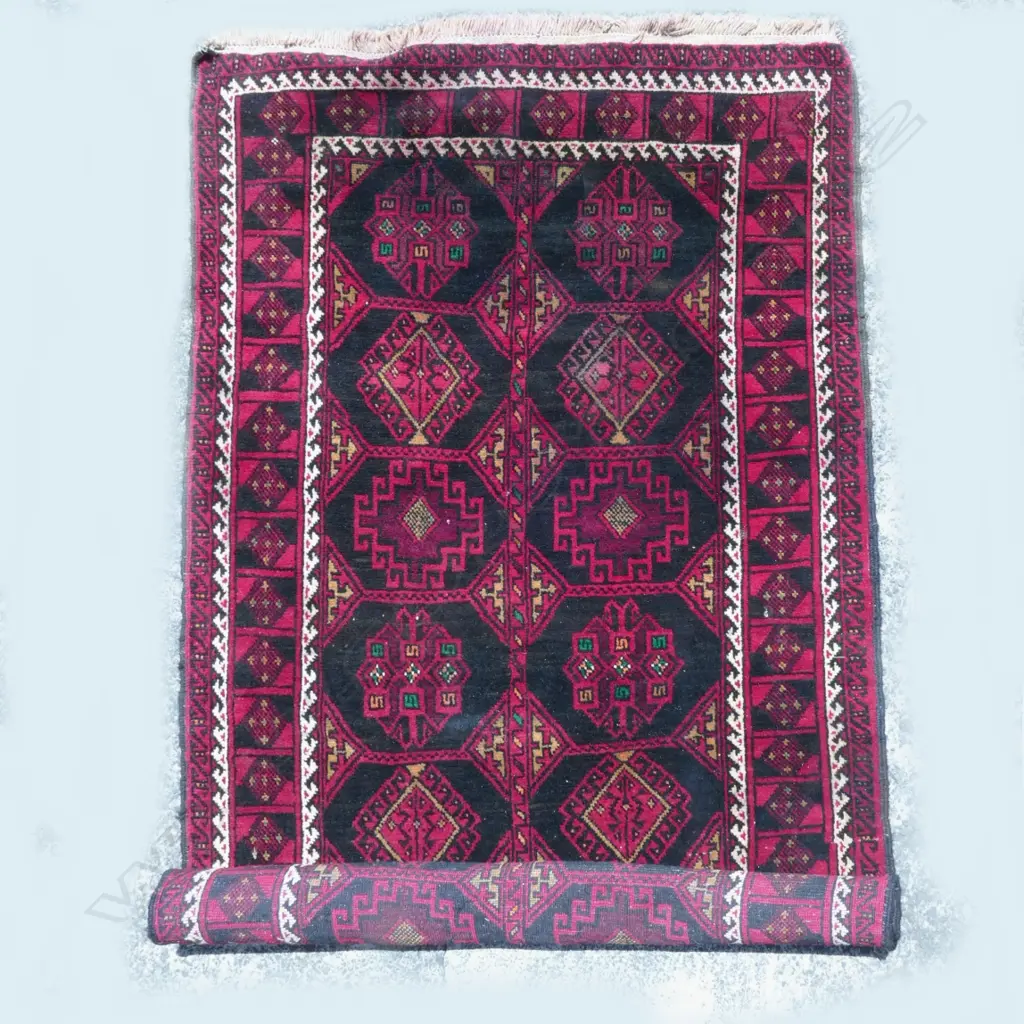 A hand knotted Baluchi rug Image 1++