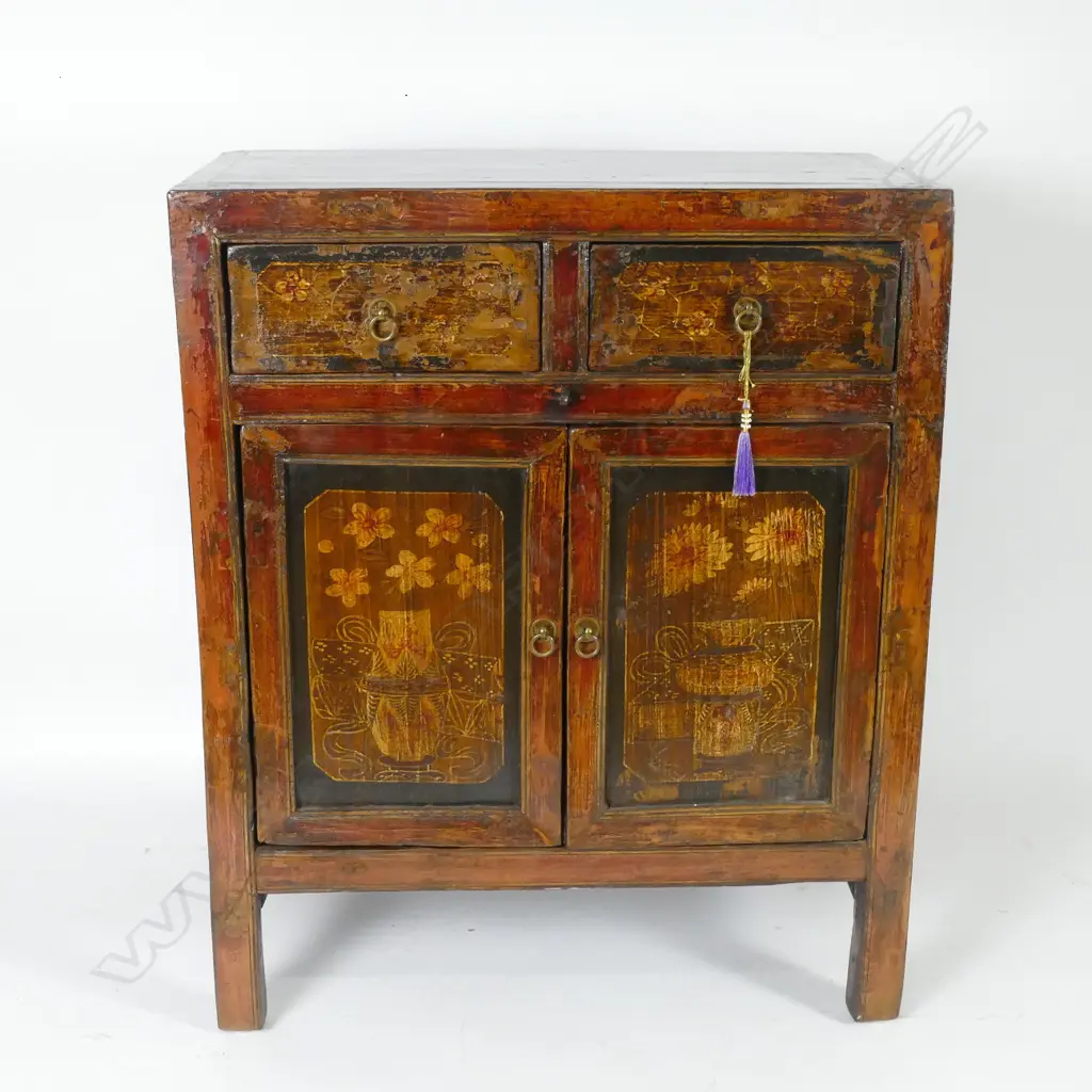 A small vintage Korean country side cabinet Image 1++