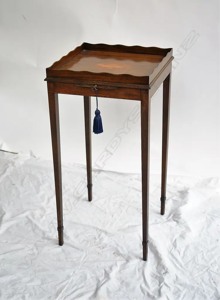 An Edwardian Sheraton Revival night stand Image 1++