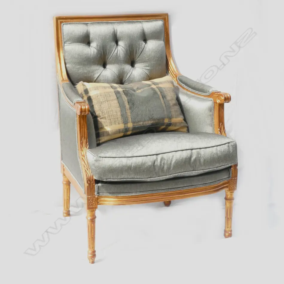 A pair of French style armchairs Image 1++
