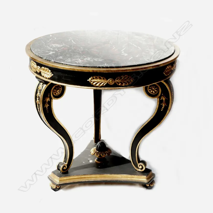 A marble top French style occasional table Image 1++