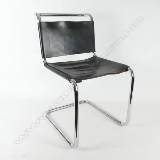 A pair of Bauhaus style S33 cantilever chairs