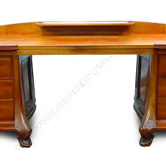 A desk in the manner of Èugene Vallin