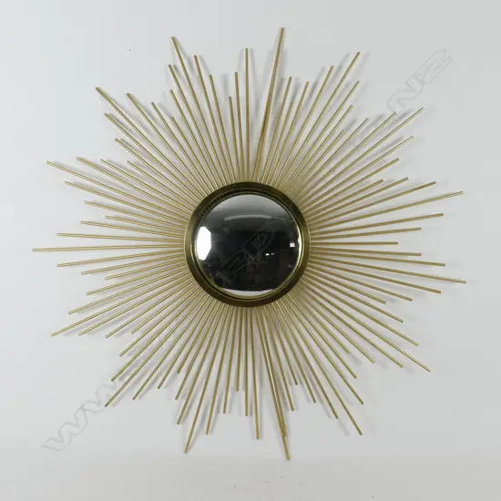 A contemporary 'starburst' mirror