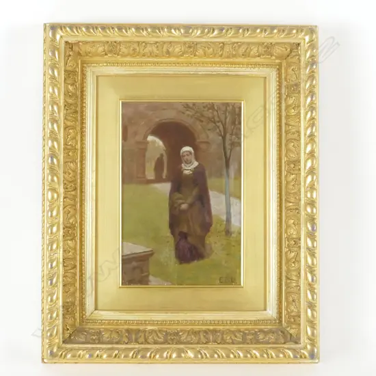 Edmund Blair Leighton (UK 1853-1922) Untitled (Mortality and Remembrance)