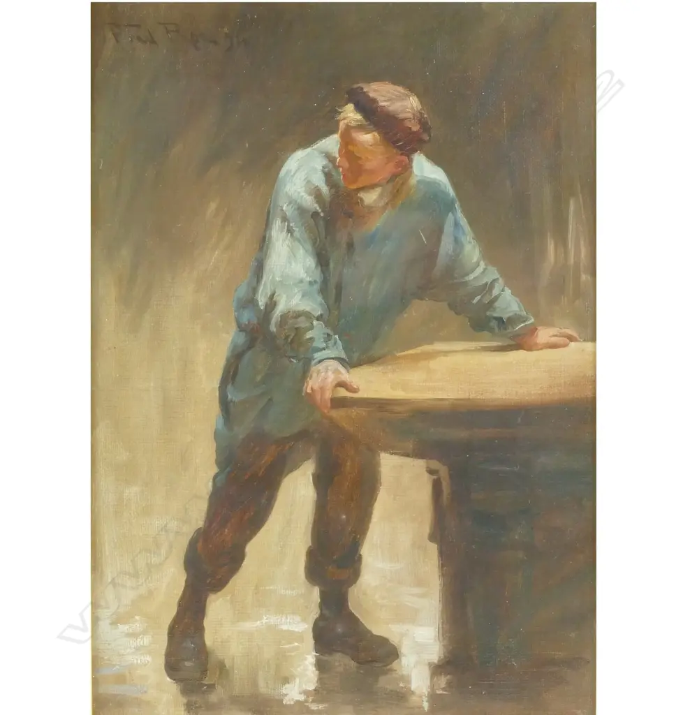 Fred Roe (UK 1864-1947) Untitled Figure Study Image 1++