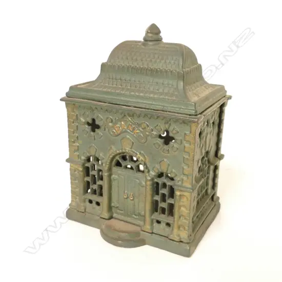 A cast iron money box